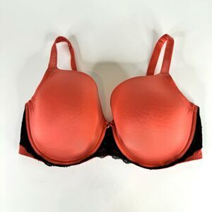 Torrid Bra Women's Size 40DDD  Underwire Orange-Coral/Black